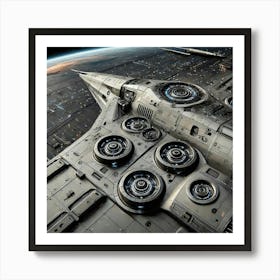 A Detailed Image Showcasing The Advanced Sensors E Art Print