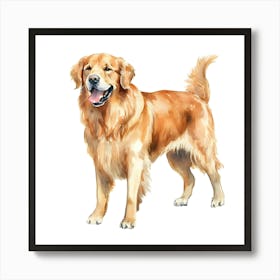 Golden Retriever Dog 1 Art Print