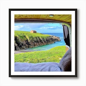 Van Life, Isle of Lewis, Scotland Art Print