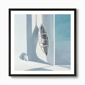 Boat On The Beach 1 Art Print