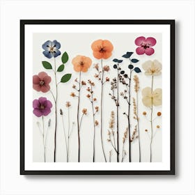 Flowers In A Vase 3 Art Print