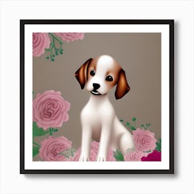 Adorable Puppy 1 Art Print