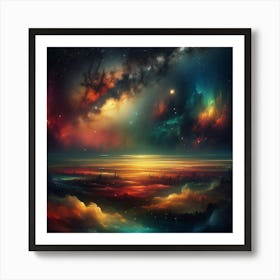 Milky Way 85 Art Print