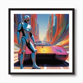 Futuristic Man 168 Art Print