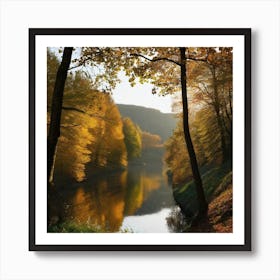 Autumn Trees In The Forest 8 Art Print