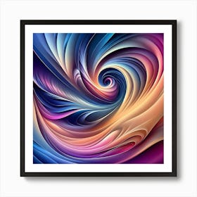 Abstract Swirl 2 Art Print