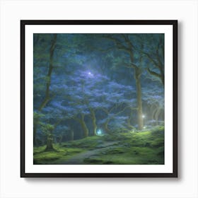 Mystical Forest 2 Art Print