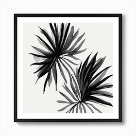 Two Palm Leaves Art Print