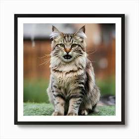 Coon Cat Art Print