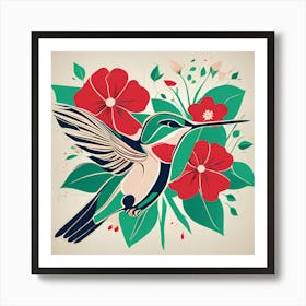 Hummingbird VECTOR ART   Art Print