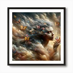 Dreaming Of Butterflies Art Print