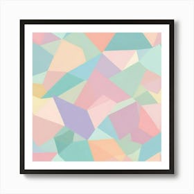 Abstract Geometric Pattern 40 Art Print