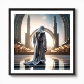 Islamic Man Praying Art Print