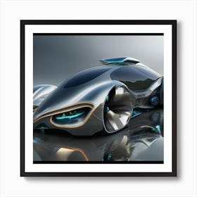 Futuristic car Art Print