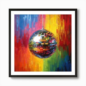 Disco Ball Canvas Print Art 8 Affiche