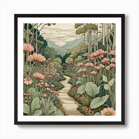 Walk In The Woods Art Print