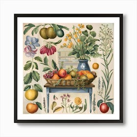 Fruit Basket Art Print