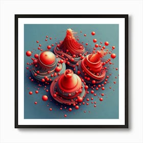 3d Fractal Art Poster