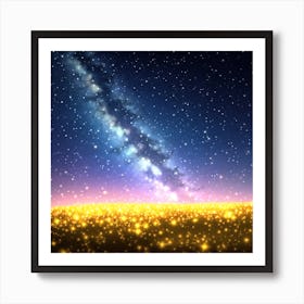 Starry Night Sky Art Print