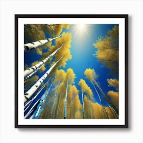 Birch Trees 42 Art Print