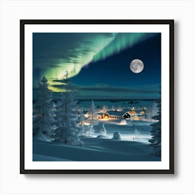 Default Create An Ultrarealistic Image Of A Nighttime Lapland 2 Poster