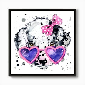 Dalmatian Puppy Dog Art Print