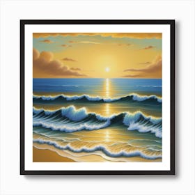 Ocean Serenity 1 Art Print