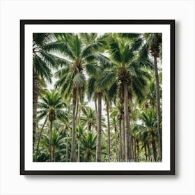 Palm Trees Affiche