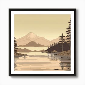 Japanese Landscape Art Print