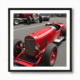 Old Race Cars Art Print