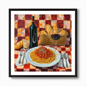 La Cucina Di Casa Trattoria Italian Food Kitchen Art Print