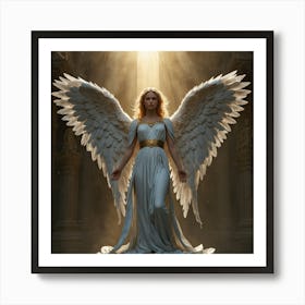 Angel With Wings 6 Art Print