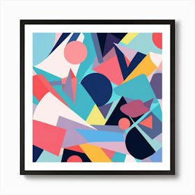 Abstract Colors And Shapes 6 001 001 Art Print 0 Art Print