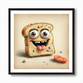 Bread - Illustration Art Print