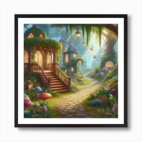 Fairy Garden 2 Art Print