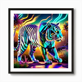 Cybertiger Art Print