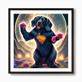 Super Dog Art Print