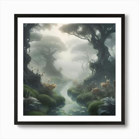 Synthesis Of The Spirit World 3 Art Print