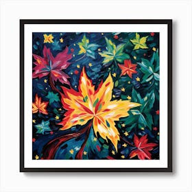 Autumn Leaves Art Print