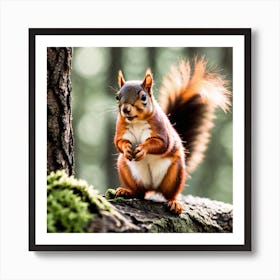 Red Squirrel 8 Art Print