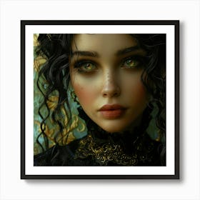 Victorian Girl 1 Art Print