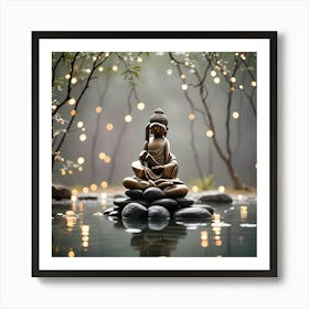 Spa Relax Massage Meditate 4 Art Print