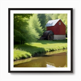 Red Mill 2 Art Print