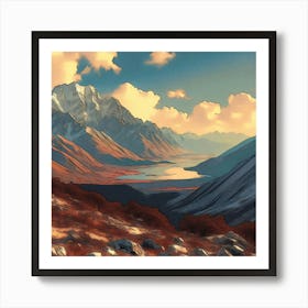 Alpine Serenity 3 1 Art Print