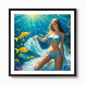 Under The Sea cv Art Print