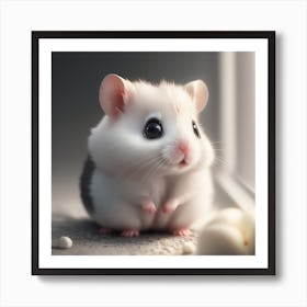 Cute Hamster Art Print