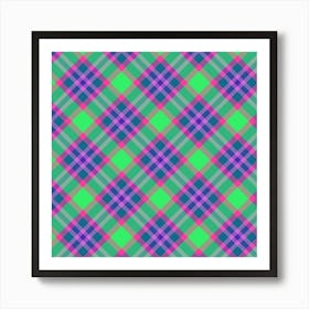 Plaid Pattern 22 Art Print