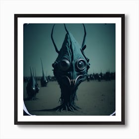 Alien 2 into another dimension Art Print