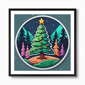 Christmas Tree 8 Art Print