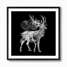 Deer Wanderlust Art Print
